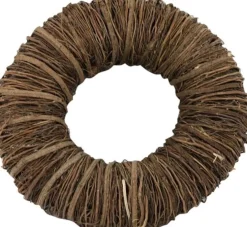 Wanddecoratie krans Mactan naturel D 25 cm