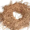 Wanddecoratie krans naturel D 40 cm