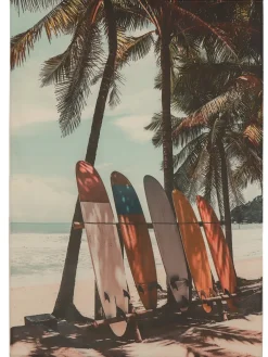 Wanddoek surfplank Mirthe multi 105 x 136 cm
