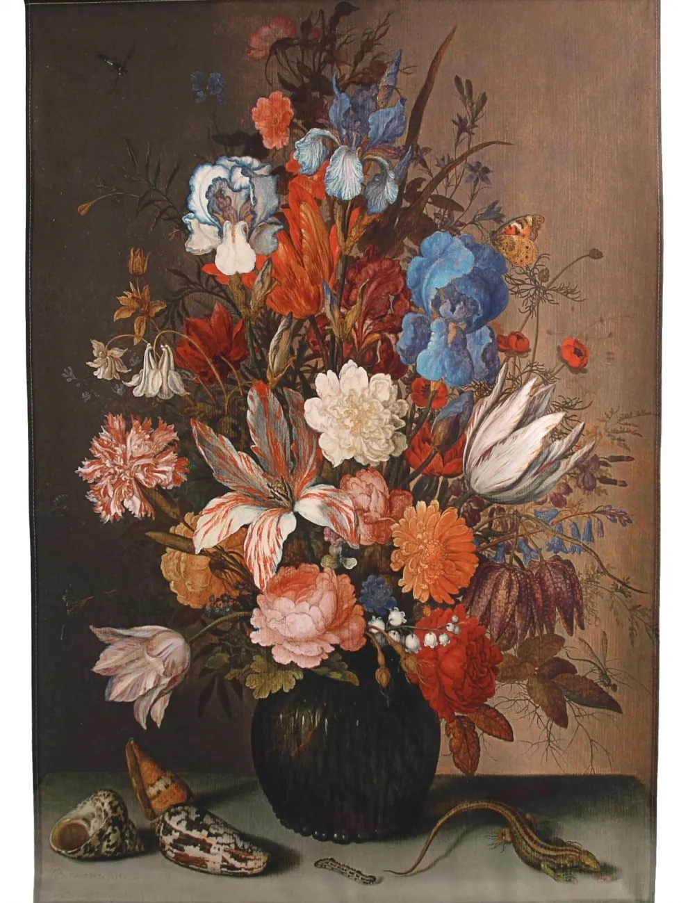 Wandkleed Bloemen multi 107 x 138 cm