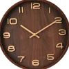 Wandklok bruin D 30,5 H 4,3 cm