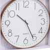 Wandklok naturel D 50 H 5 cm