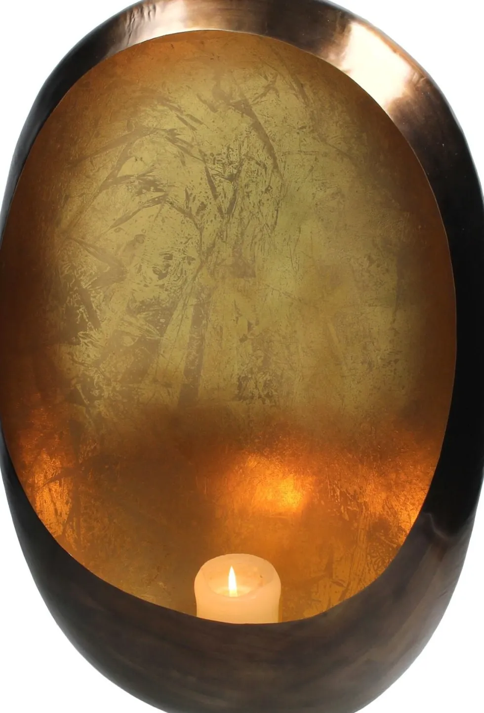 Waxinelichthouder Babs goud 37 x 20 x 60 cm