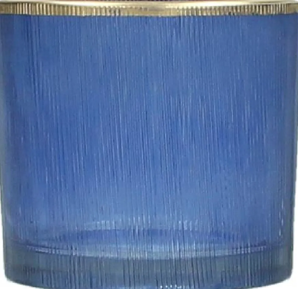 Waxinelichthouder blauw D 7 H 6,5 cm