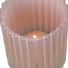 Waxinelichthouder Des roze D 9 H 9 cm