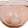 Waxinelichthouder Lola roze D 13 H 9 cm