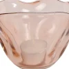Waxinelichthouder Lola roze D 10 H 7 cm