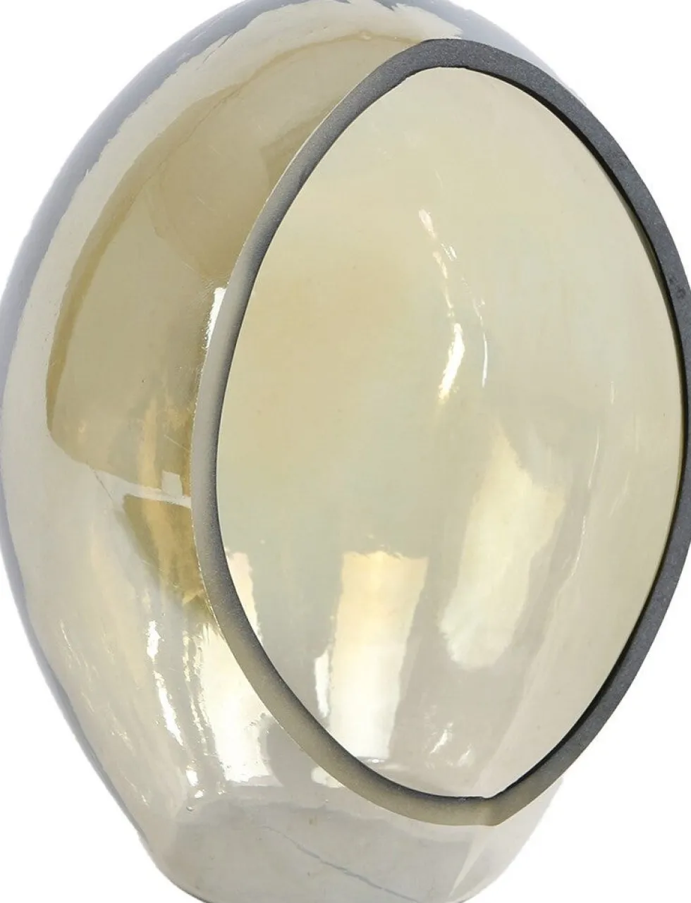 Waxinelichthouder Pim beige D 11 H 15 cm