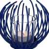 Waxinelichthouder Rei blauw D 11 H 11 cm