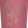 Waxinelichthouder roze D 10 H 12,5 cm