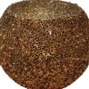Waxinelichthouder Strass Bowl oranje D 11 H 8,5 cm