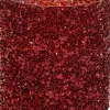Waxinelichthouder Strass Cylinder rood D 8,5 H 8,5 cm