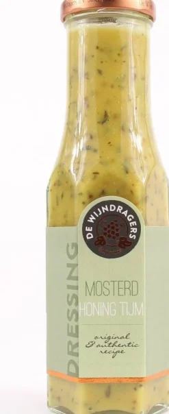 Wijndragers dressing honing mosterd tijm 250 ml