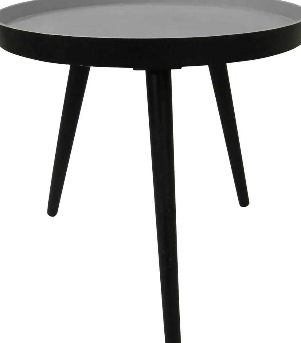 WOOOD bijzettafel Sasha zwart D 41 H 41 cm