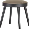 WOOOD kruk zwart D 38 H 38 cm