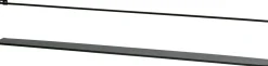 WOOOD wandplank Meert zwart 100 x 8 x 16 cm