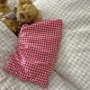 WOW kersenpitkussen rood / wit 30 x 20 x 3 cm