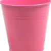 Zinc Collection bloempot Ella roze 11 x 11 x 10 cm